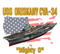 Aircraft Carrier Uss Oriskany Cva34 Veteran Day Father Day Gift T-Shirt