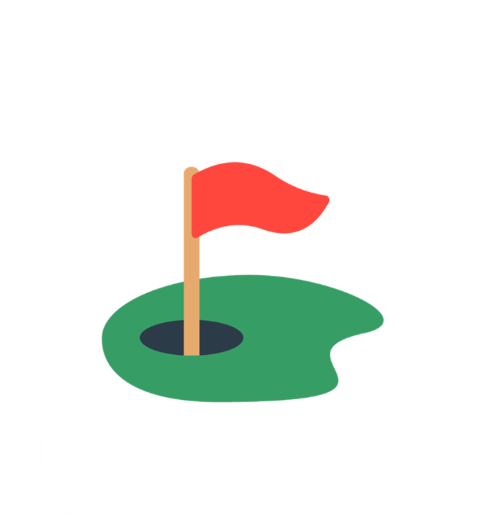 Best Dad By Par Golf Humor Father Gift Long Sleeve Shirt