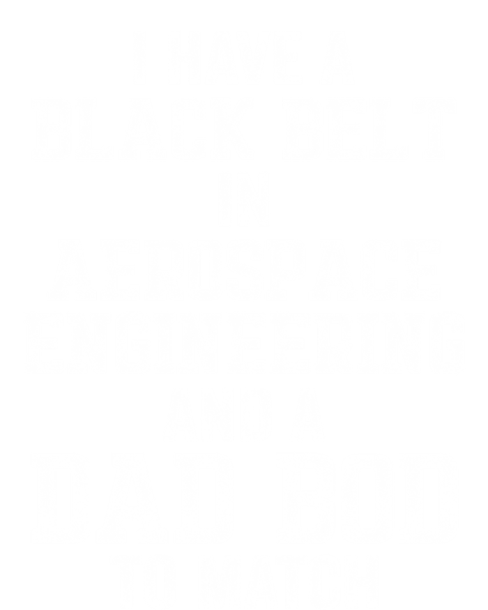 I Have Black Belt In Aerospace Engineering Dad Bod To Match Gift T-Shirt