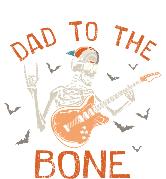 Dad To The Bone Funny Halloween Skeleton Guitar Lover Gift T-Shirt