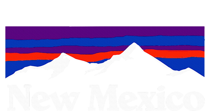 New Mexico State Retro Vintage Outdoors & Nm Mountains 7-Panel Snapback Hat