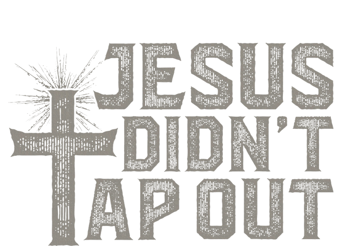 Jiu Jitsu Jesus Faith Christian Jesus DidnT Tap Out Cooling Performance Crew T-Shirt