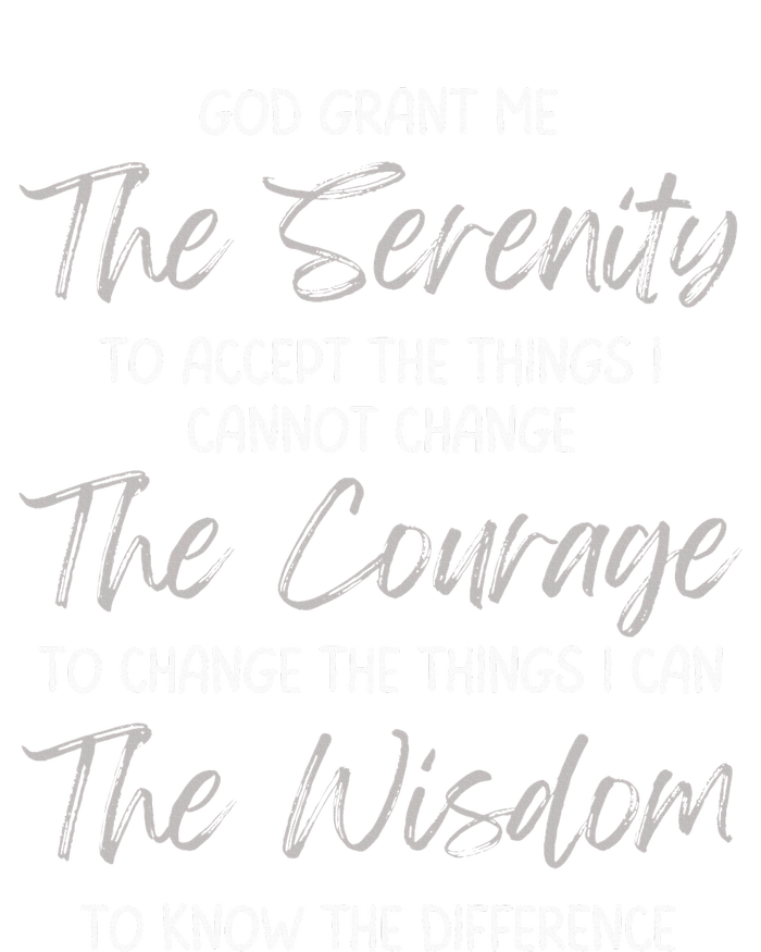 God Grant Me The Serenity Prayer Inspirational Spiritual Flat Bill Trucker Hat