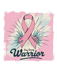 In October We Wear Stay Strong Warrior Breast Cancer Kids Long Sleeve Shirt