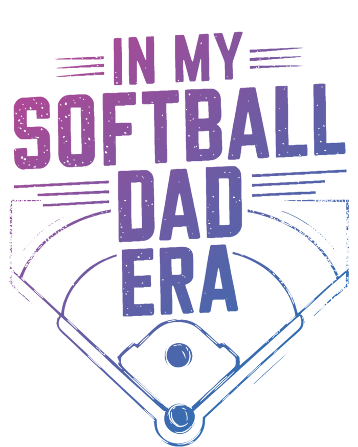 Softball Team Dad In My Softball Dad Era Softball Dad Pride Gift T-Shirt