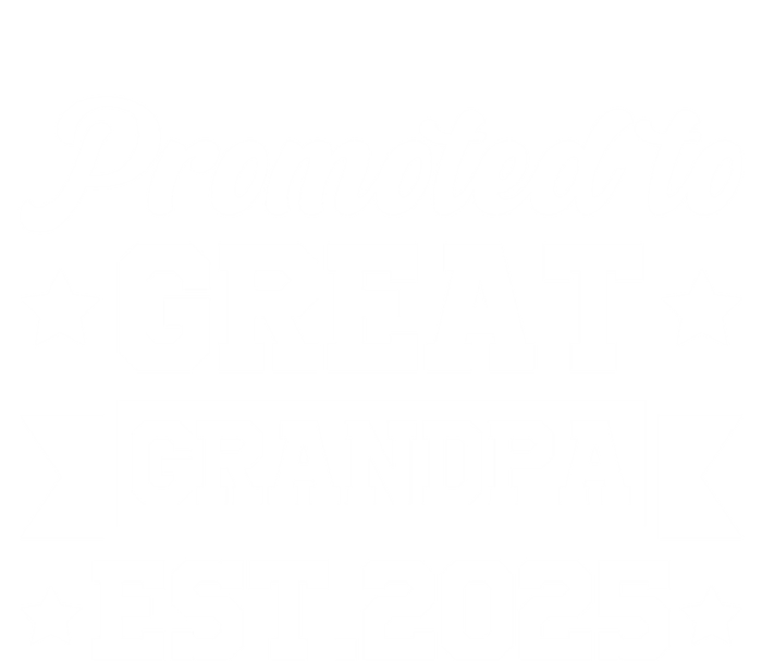 Soon To Be Great Grandfather Promoted To Great Grandpa 2025 Gift T-Shirt