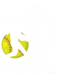 First My Stole My Heart Proud Softball Dad Fathers Day Gift Women's T-Shirt