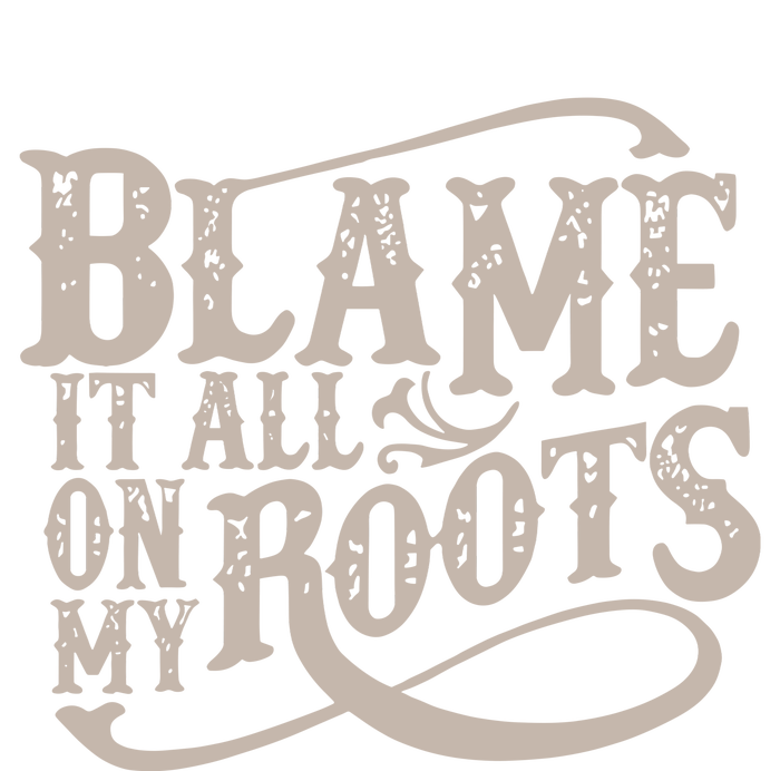 Blame It All On My Roots Softstyle Adult Sport Polo