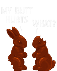 My Butt Hurts Chocolate Bunny Funny Easter Flexfit Unipanel Trucker Cap