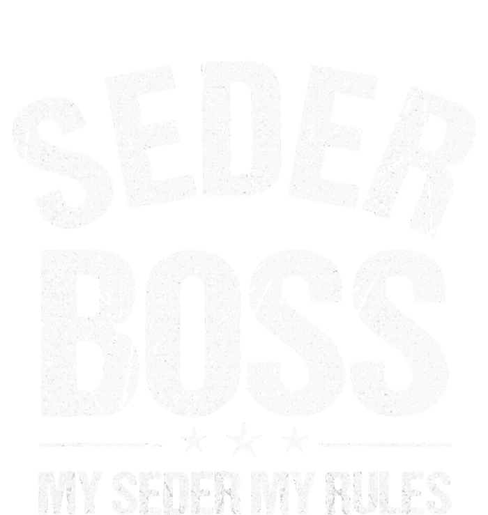 Passover Seder Boss My Rules Jewish Funny Pesach Matzah Cooling Performance Long Sleeve Crew