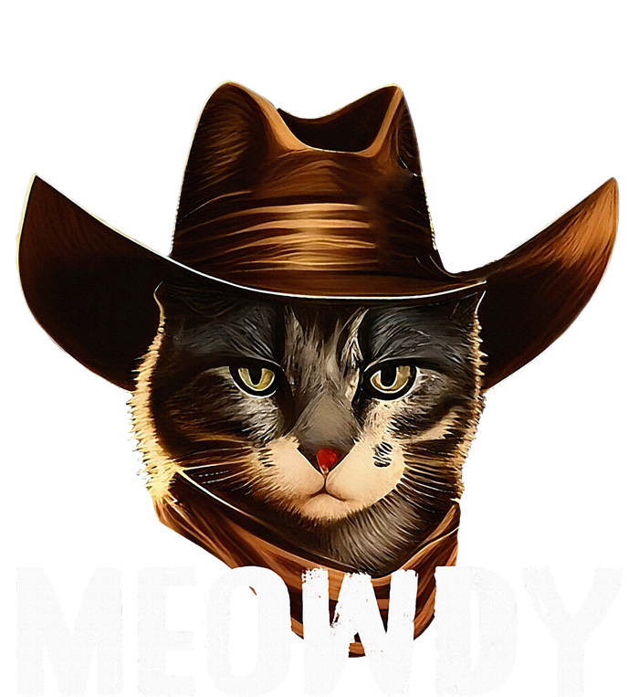 Meowdy Cat Cowboy Funny Cat Meme V-Neck T-Shirt