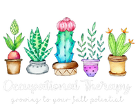 Occupational Therapy Therapist Ot Month Cactus Plant Funny Tall T-Shirt