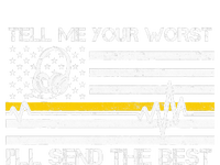 911 Dispatcher Flag Tell Me Your Worst ILl Send The Best Women’s Perfect Tri Rocker Tank