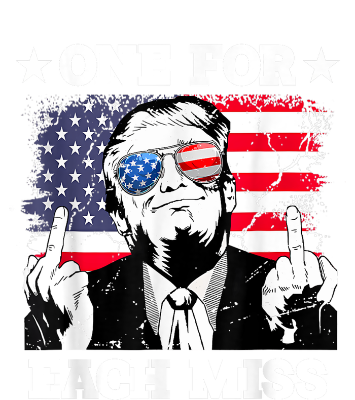 Trump One For Each Miss Trump Vote 2024 America Usa T-Shirt