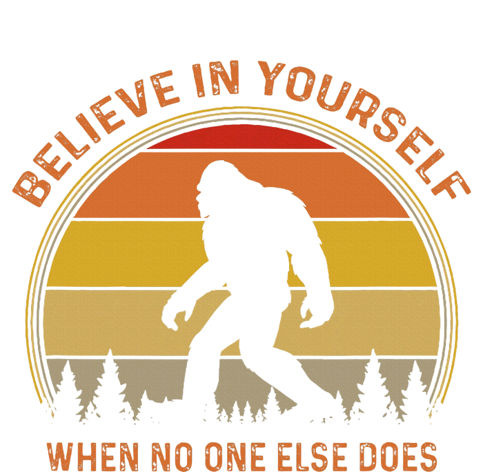 Cool Sasquatch Big Foot Gift Believe In Yourself Performance Fleece Hoodie