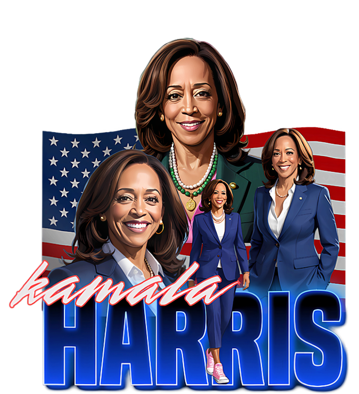 Kamala Harris American Flag Bootleg Reboot T-Shirt