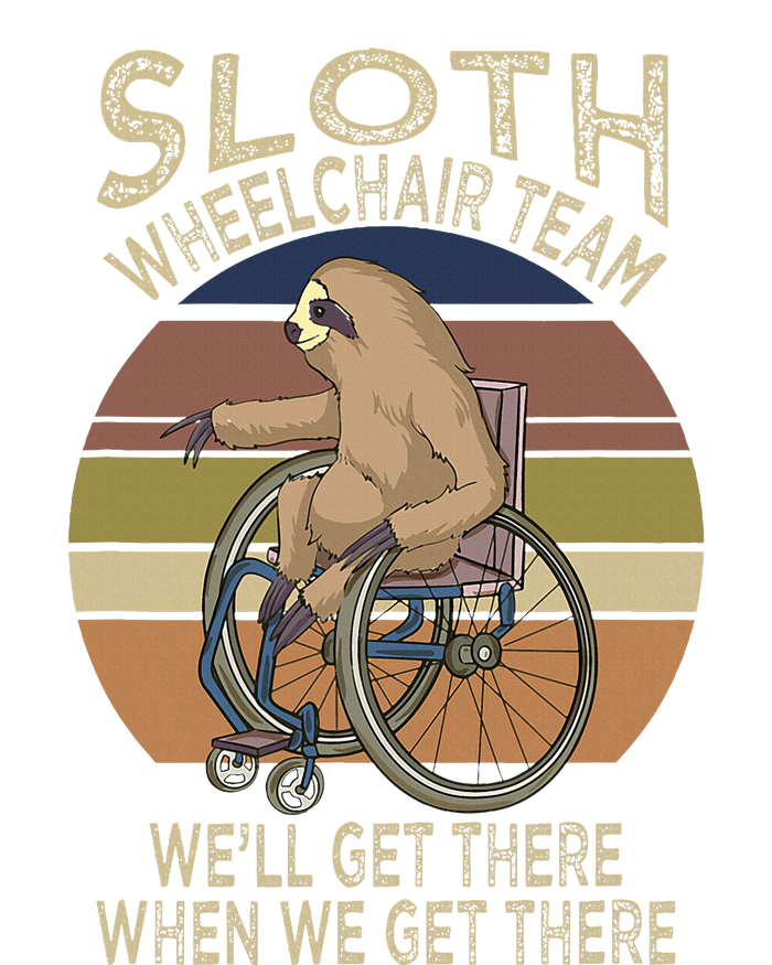 Funny Wheelchair Saying Humor Handicap People Sloth Long Sleeve Shirt