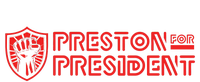 Preston For President Logo Mesh Reversible Basketball Jersey Tank