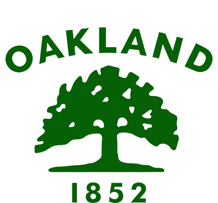 Oakland City Flag State Of California The Bay Area Town Poster