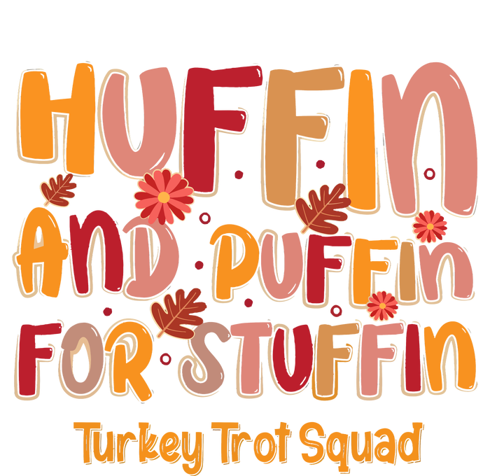 Turkey Trot Squad Thanksgiving Button