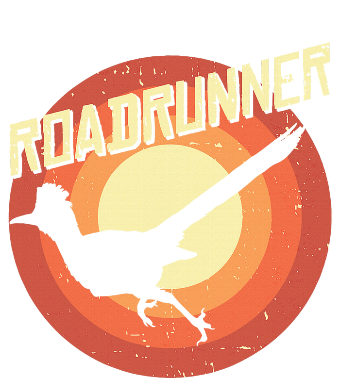 Roadrunner Lover Vintage Distressed Retro Women's Racerback Cropped Tank