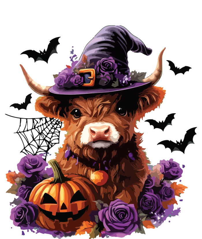 Cute Highland Cow Halloween Highland Cow Witch Cow Lover Adult Drive Performance Visor