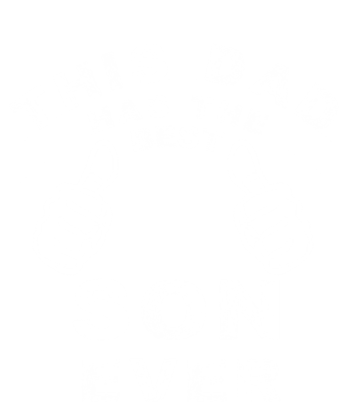 This Dad Has The Best Son Ever Funny Fathers Day From Son Cool Gift Tall Long Sleeve T-Shirt