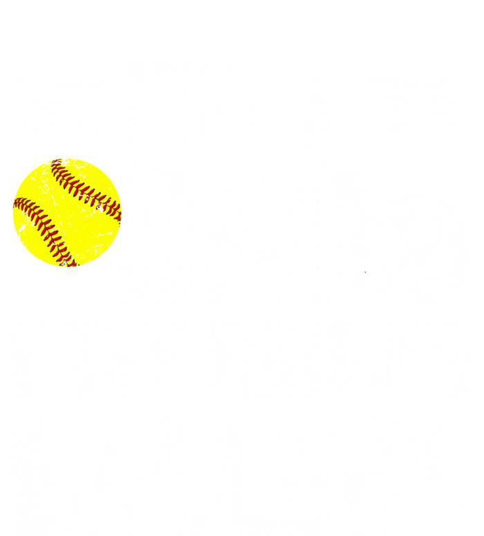 IM A Dad Busy Raising Ballers Soccer Softball Dad Gift Stripe Pom Pom Beanie