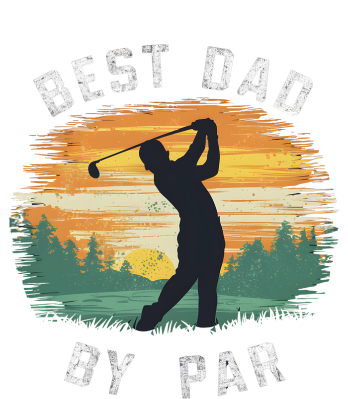 Vintage Best Dad By Par Funny Golfing FatherS Day Golf Gift Tank Top