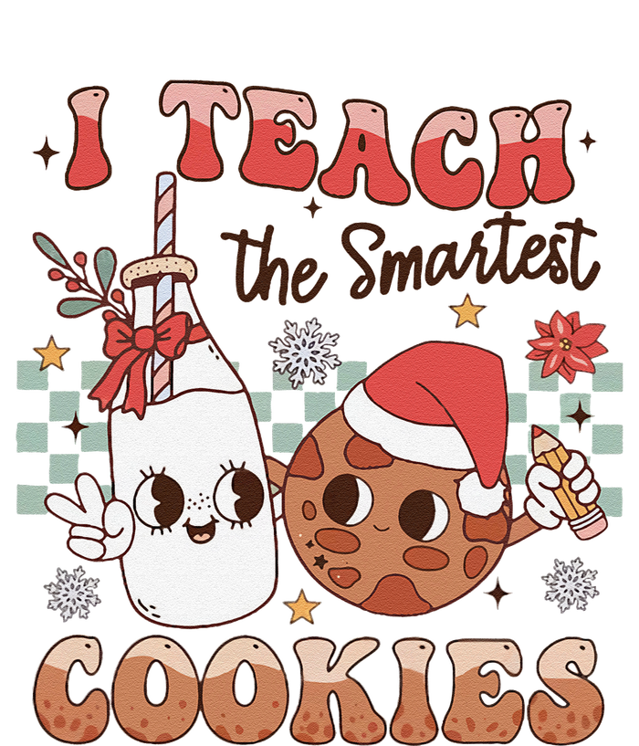 I Teach Smartest Cookies Teacher Christmas Milk And Cookies Softstyle Adult Sport Polo