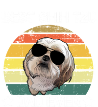 Vintage Best Shih Tzu Dad Ever Funny Dog Wearing Glasses Gift T-Shirt