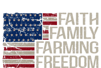 Faith Family Farming Freedom American Flag T-Shirt