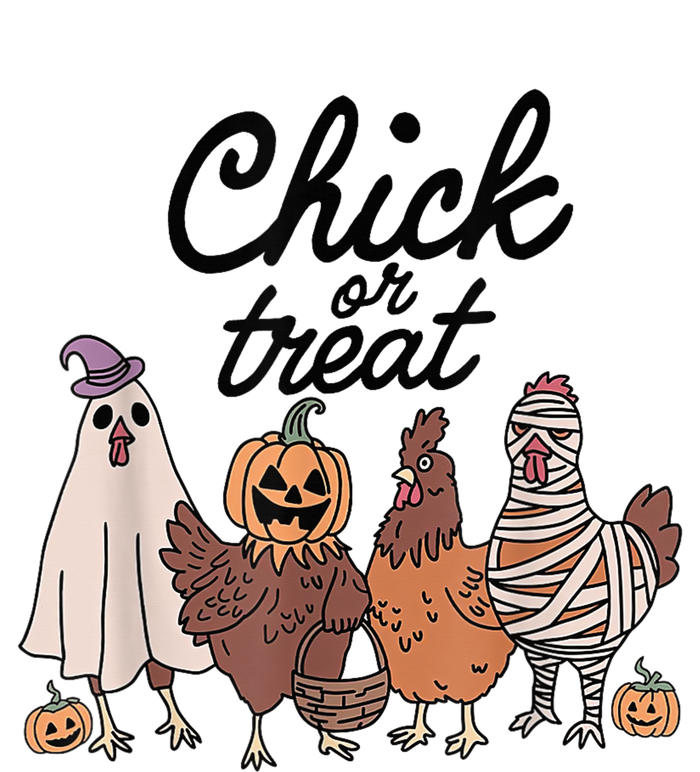 Funny Chicken Halloween Pumpkin Chick Or Treat Chicken Lover Toddler Long Sleeve Shirt