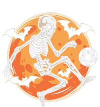 Soccer Skeleton Halloween Soccer Player Funny Gift Tie-Dye T-Shirt