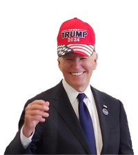 Cap Wear A Trump Hat Funny Joe Biden Dons Trump 2024 Gift T-Shirt