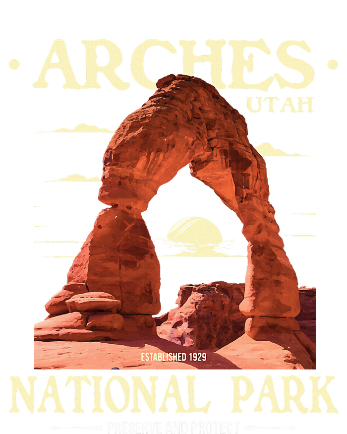 Arches National Park Retro Hiking & Camping Lover T-Shirt