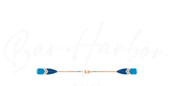 Bar Harbor Maine Oars Graphic Dry Zone Grid Polo