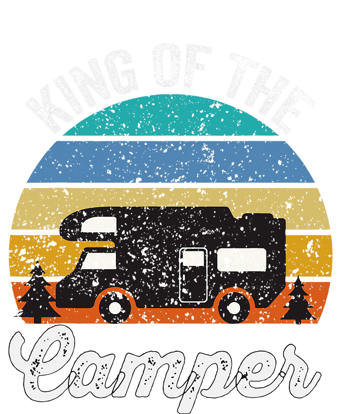 Camping Travel Retro Vintage King Of The Camper T-Shirt