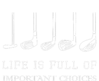 Life Is Full Of Important Choices Golf Clubs Design Kids Sweatshirt