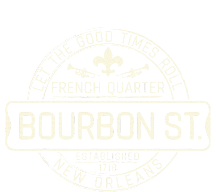 French Quarter Bourbon St New Orleans Fleur De Lis Souvenir T-Shirt