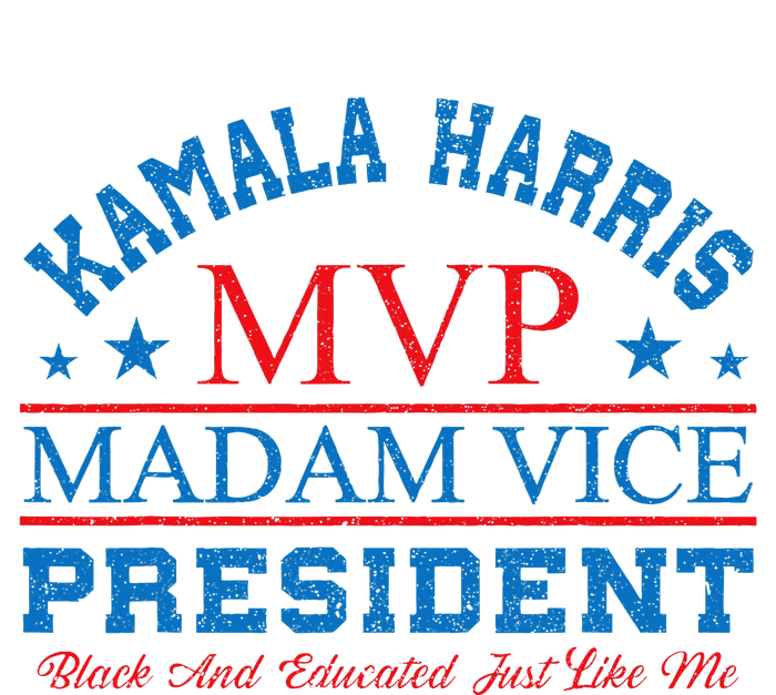 Kamala Harris Mvp Madam Vice President High Crown Mesh Back Trucker Hat