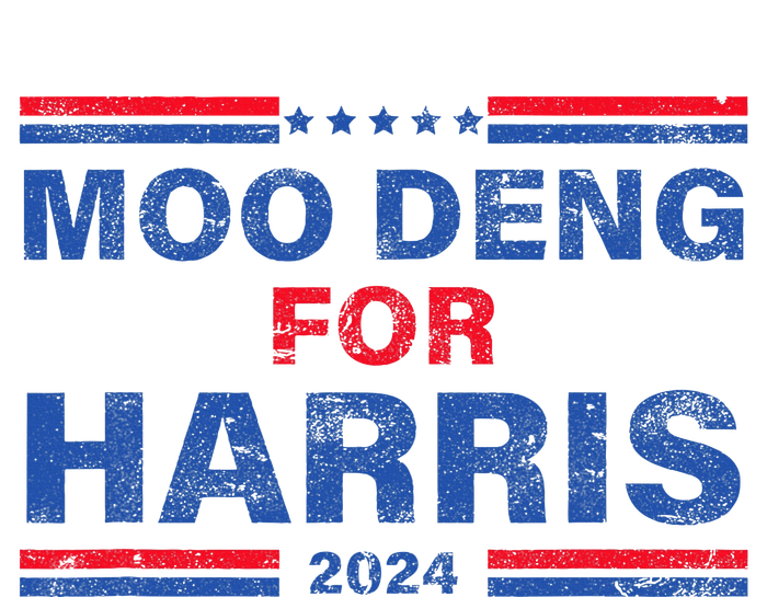 Moo Deng For Harris Kamala Harris Supporter Tall Long Sleeve T-Shirt