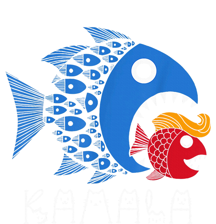 Kamala Over Trump Blue Wave Big Fish Eats Small Fish Women’s Perfect Tri Rocker Tank