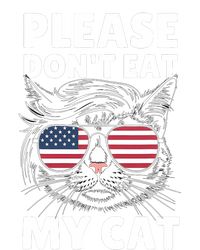 Please DonT Eat My Cat Funny Strange News Funny Sarcastic Insulated Varsity Jacket