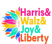 Harris Walz Joy Liberty Sunflower Harris Walz Waltz 2024 Cropped Pullover Crew