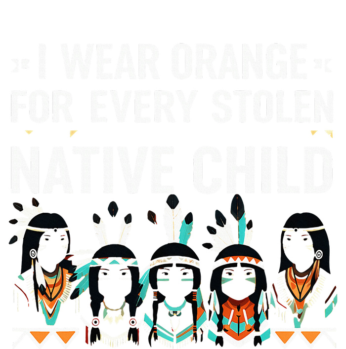 I Wear Orange For Every American Native Child Indian Pride Kids Tie-Dye T-Shirt