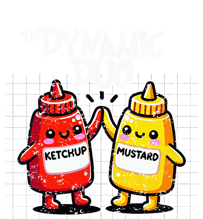 K.E.T..C.H.Up.. Mustard Dynamic Duo Best Friends Women's T-Shirt