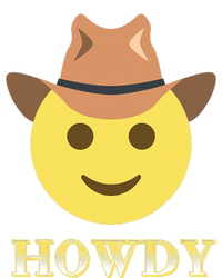 Cowboy Howdy Hat Emoticon Face Yeehaw For Cowboy Lover Kids Hoodie