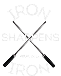 Christian Bible Verse Iron Sharpens Iron Prov 2717 T-Shirt