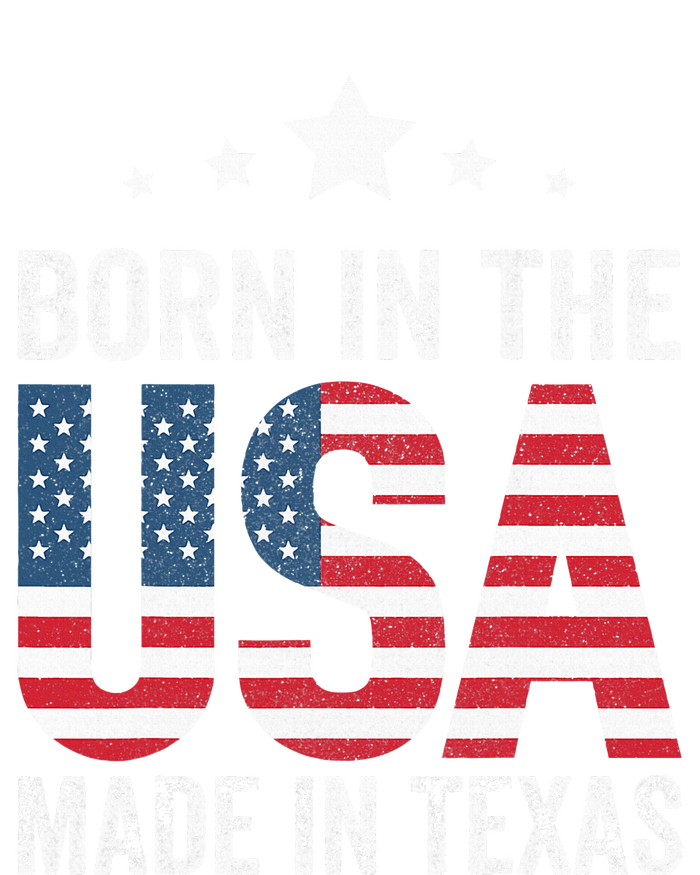 Born In The Usa Made And Raised In Texas Tx Grommeted Golf Towel